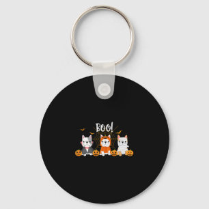 Halloween Pug Dogs Cute French Bulldog Lover  Key Ring