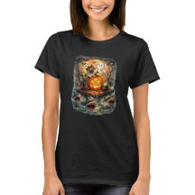 Halloween Pug & Friendly Ghost Adrift
