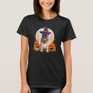 Halloween Pug in Witch Costume Graphic T-Shirt