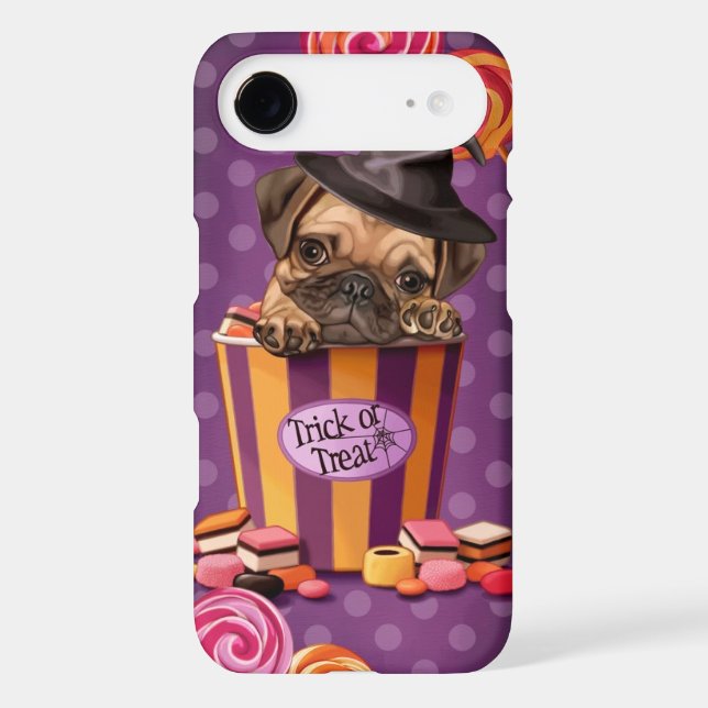 Halloween Pug Puppy Case-Mate iPhone Case (Back)