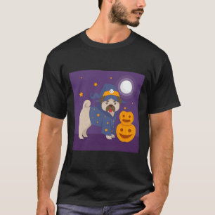 HALLOWEEN PUG WITH PUMPKIN 220 T-Shirt