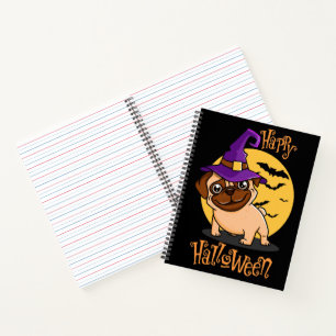 Halloween Puggy Notebook