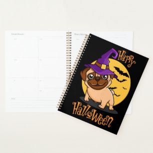 Halloween Puggy Planner
