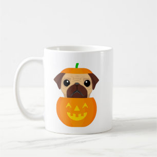 Halloween Pugkin Coffee Mug