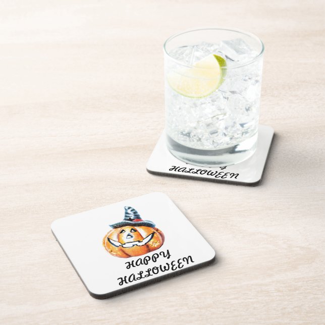Halloween Pumkin Coaster (Right Side)