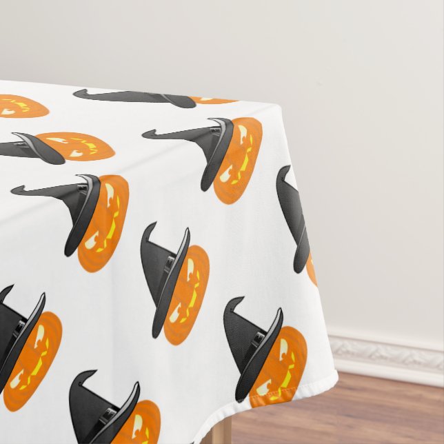 Halloween Pumkin Tablecloth (In Situ)