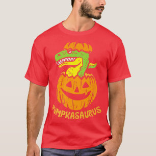 Halloween Pumpkasaurus Pumpkin Dinosaur Toddler T-Shirt