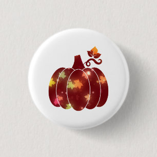 Halloween Pumpkin 3 Cm Round Badge