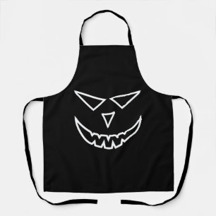 Halloween Pumpkin Angry Face Apron