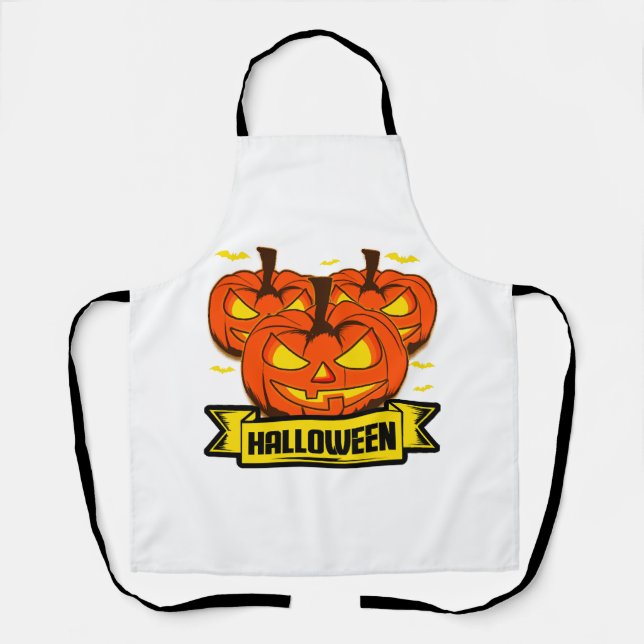 Halloween Pumpkin                            Apron (Front)