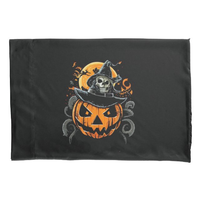 Halloween/pumpkin/autumn/fall  pillowcase (Front)
