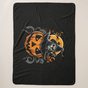 Halloween/pumpkin/autumn/fall sherpa blanket