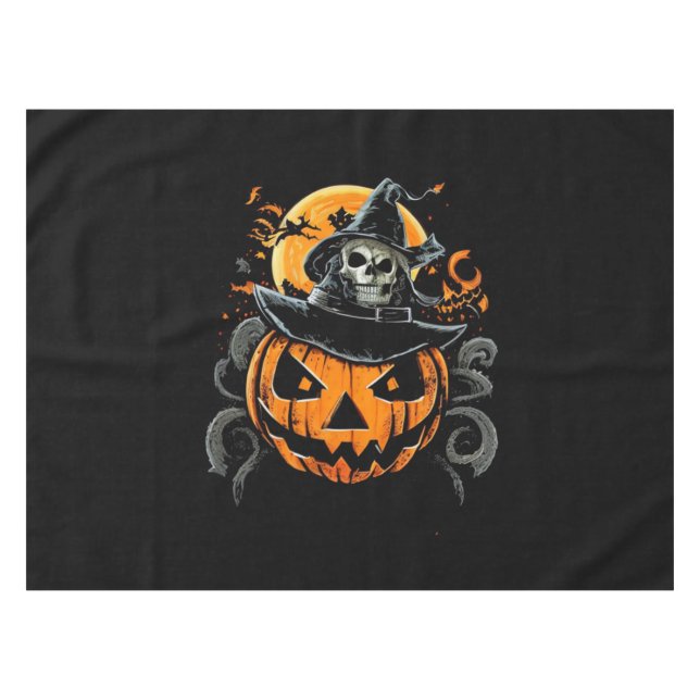 Halloween/pumpkin/autumn/fall  tablecloth (Front (Horizontal))