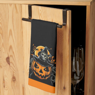 Halloween/pumpkin/autumn/fall tea towel