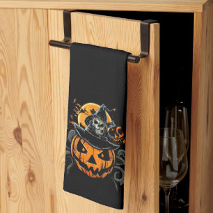 Halloween/pumpkin/autumn/fall tea towel