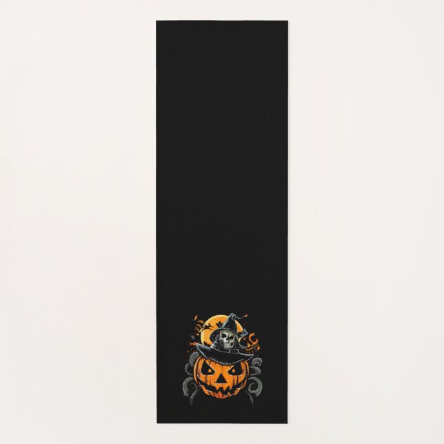 Halloween/pumpkin/autumn/fall  yoga mat (Front)