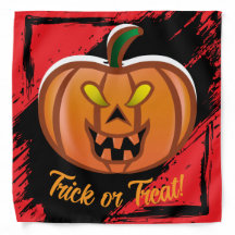 Halloween Pumpkin Bandanna