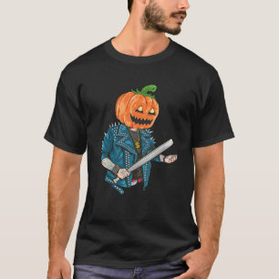Halloween Pumpkin Baseball bat best for celebrants T-Shirt