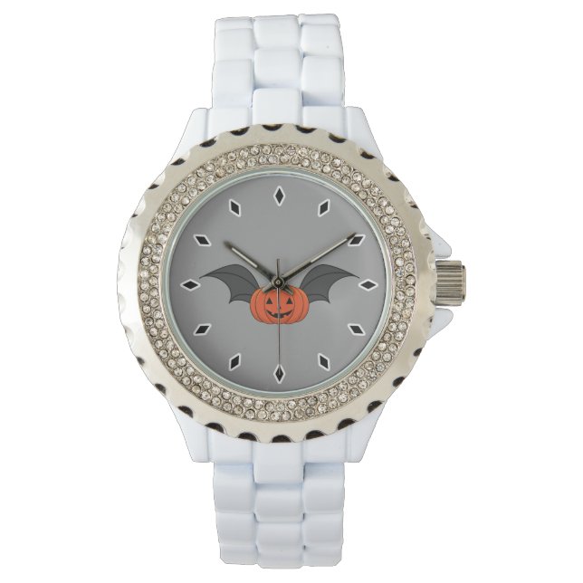 Halloween Pumpkin Bat Watch (Front)