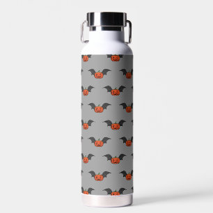 Halloween Pumpkin Bat Water Bottle