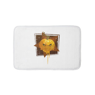 Halloween pumpkin                                  bath mat
