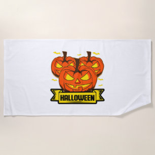 Halloween Pumpkin                            Beach Towel