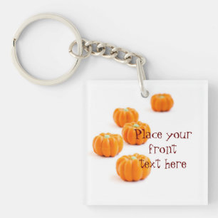 Halloween pumpkin candy key ring