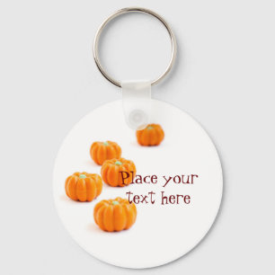 Halloween pumpkin candy key ring