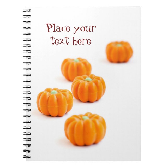 Halloween pumpkin candy notebook (Front)