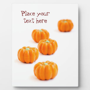 Halloween pumpkin candy plaque