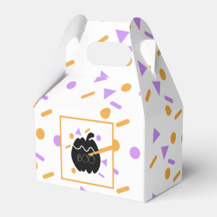 Halloween Pumpkin Carving Black Orange Sprinkles Favour Box