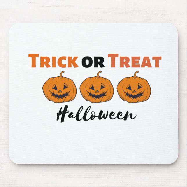 Halloween Pumpkin carving Party Fall Funny Mouse Pad (Front)