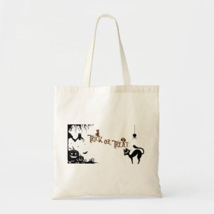 Halloween Pumpkin Cat Happy Halloween Ghost Party. Tote Bag