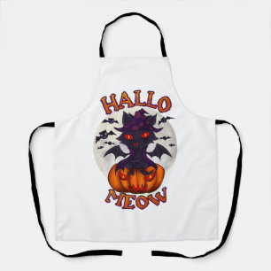Halloween Pumpkin Catoween Apron