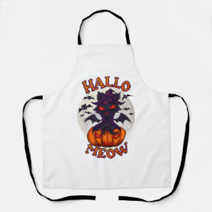 Halloween Pumpkin Catoween Apron
