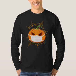Halloween Pumpkin Costume 2020 With Face Mask T-Shirt