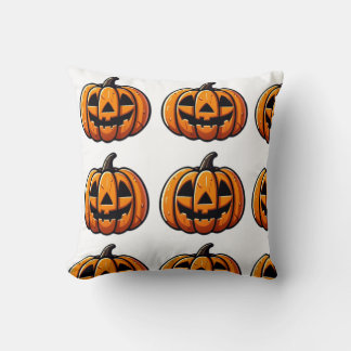 Halloween pumpkin cushion