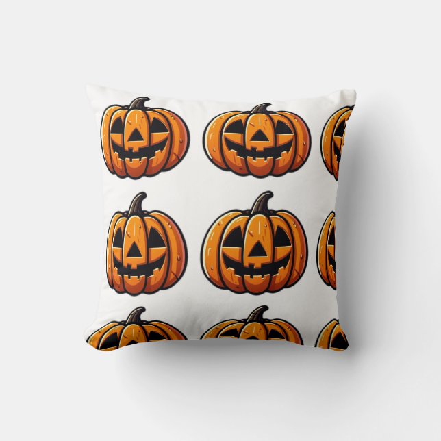 Halloween pumpkin cushion (Front)