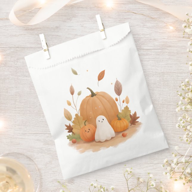  halloween pumpkin cute paper  Packaging  Favour Bag (Clipped)