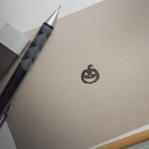 Halloween pumpkin Cute Rubber Stamp