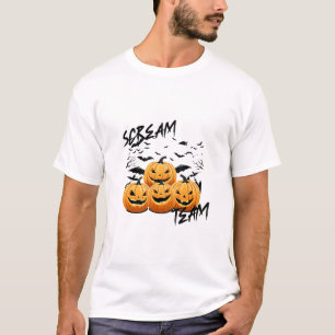 Halloween Pumpkin Design T-Shirt