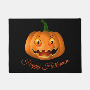Halloween Pumpkin Door Mat