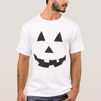 Halloween Pumpkin Face Scary Eyes Mouth Illuminati T-Shirt