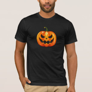 Halloween Pumpkin Face Scary T-Shirt