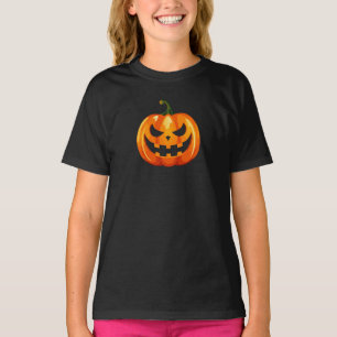 Halloween Pumpkin Face Scary T-Shirt