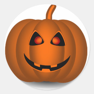 Halloween Pumpkin Face Stickers