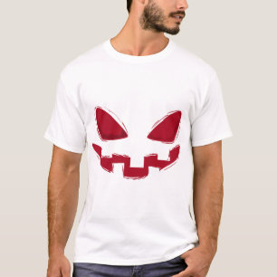 Halloween Pumpkin Face   T-Shirt