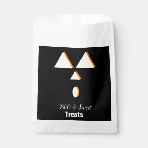 Halloween Pumpkin Face Treats Favour Bag