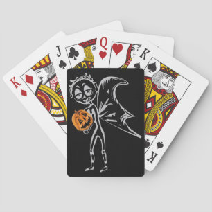 Halloween Pumpkin Fairy Playing Cards