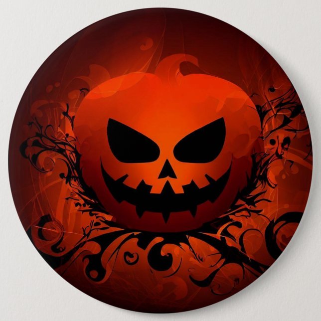 Halloween/Pumpkin/fall/autumn 6 Cm Round Badge (Front)